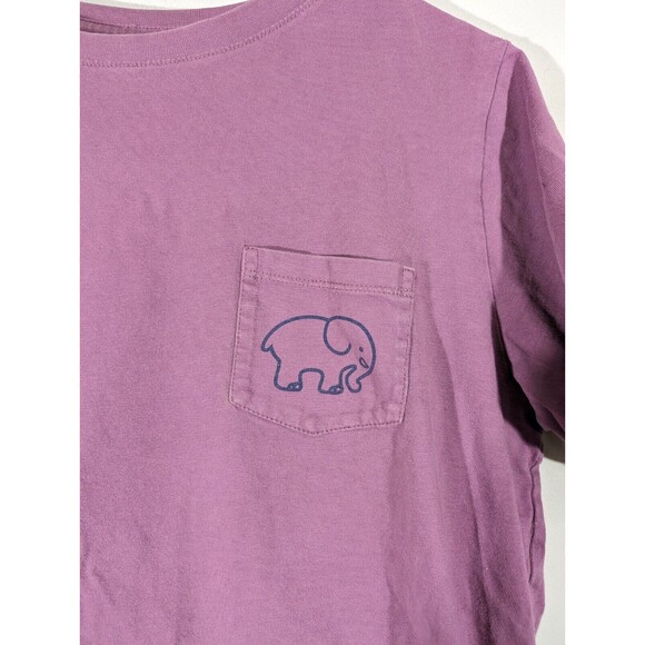 Bundle Ivory Ella T-Shirts Women M Green Purple Short Sleeve Crew Neck Elephant - Picture 2 of 11